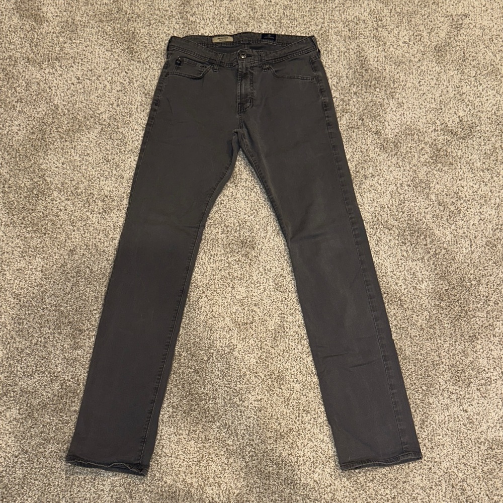 Men’s AG Adriano Goldschmied Gray / Dark Grey Skinny Jeans - 30x32 Slim Pants